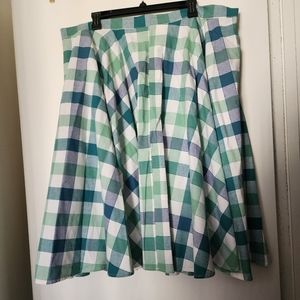 Gingham skirt